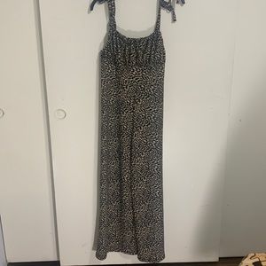 TOPSHOP cheetah print pant suit size eight